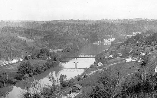 Clay's Ferry Bridge over the Kentucky River