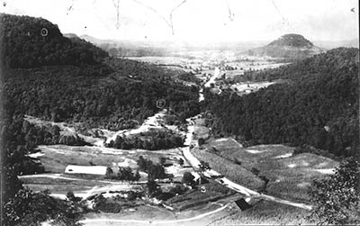 Southern Madison County from the top of Big Hill.